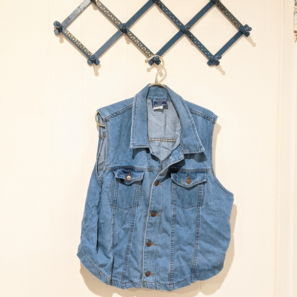 Women's Denim Vest Susquehanna Trail Outfitters - Picture 1 of 5